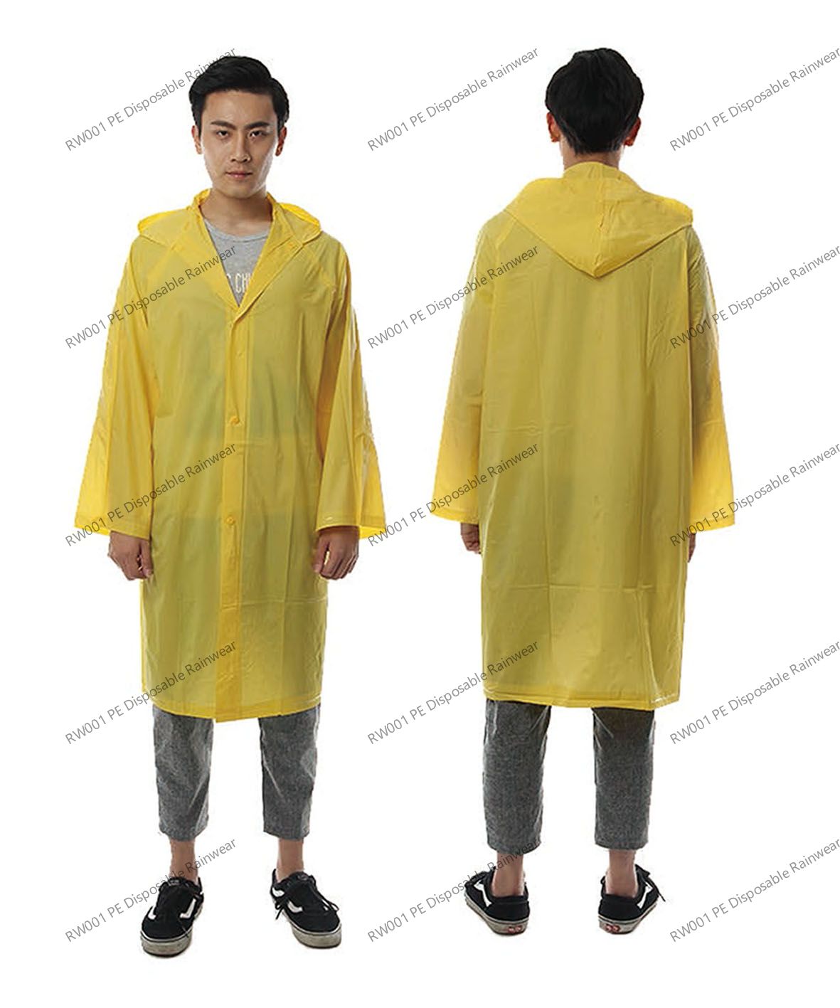 RW004 PVC Long Raincoat