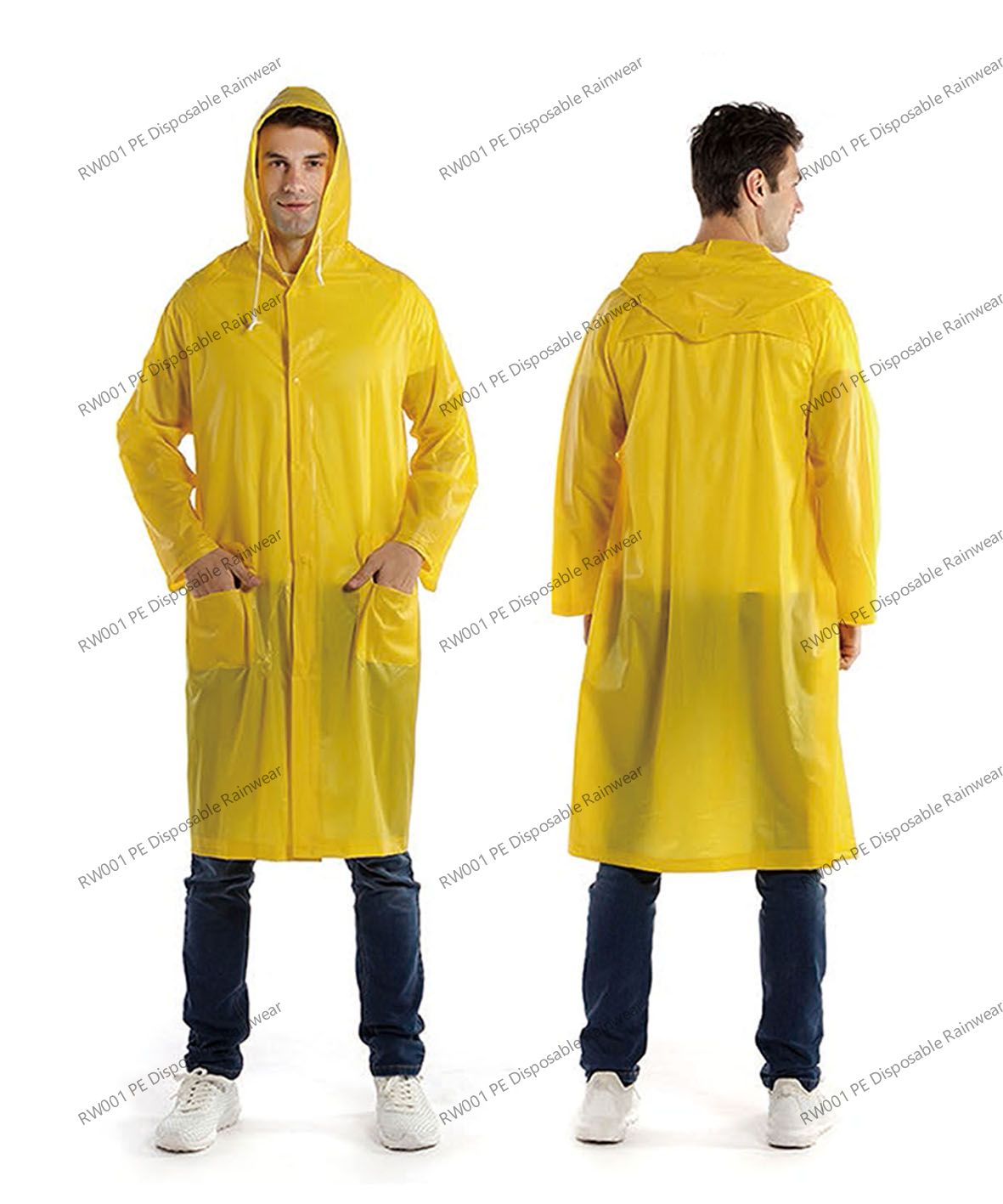 RW005 PVC Long Raincoat