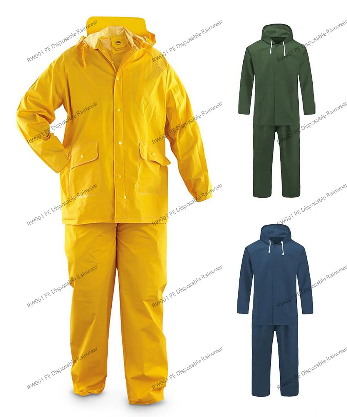 RW006 PVC Or POLYESTER Raincoat