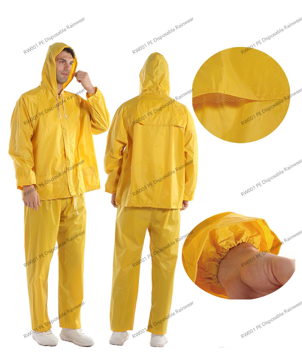 RW012 No Reflector Rain Suit