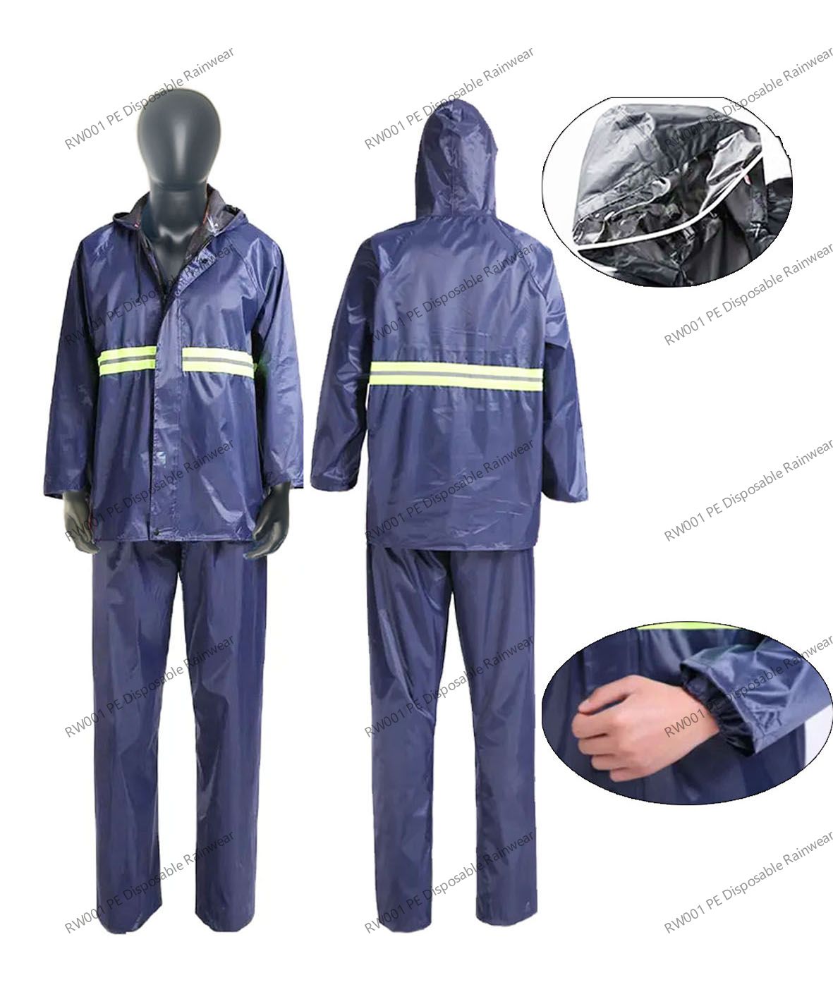 RW010 No Pocket Rain Suit