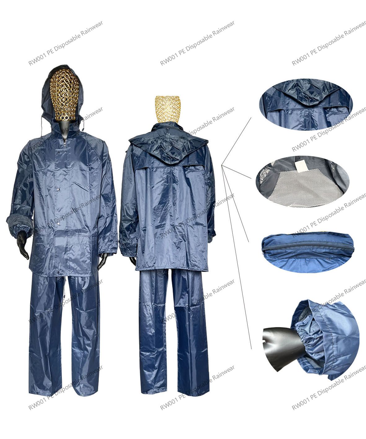 RW014 No Reflector Rain Suit