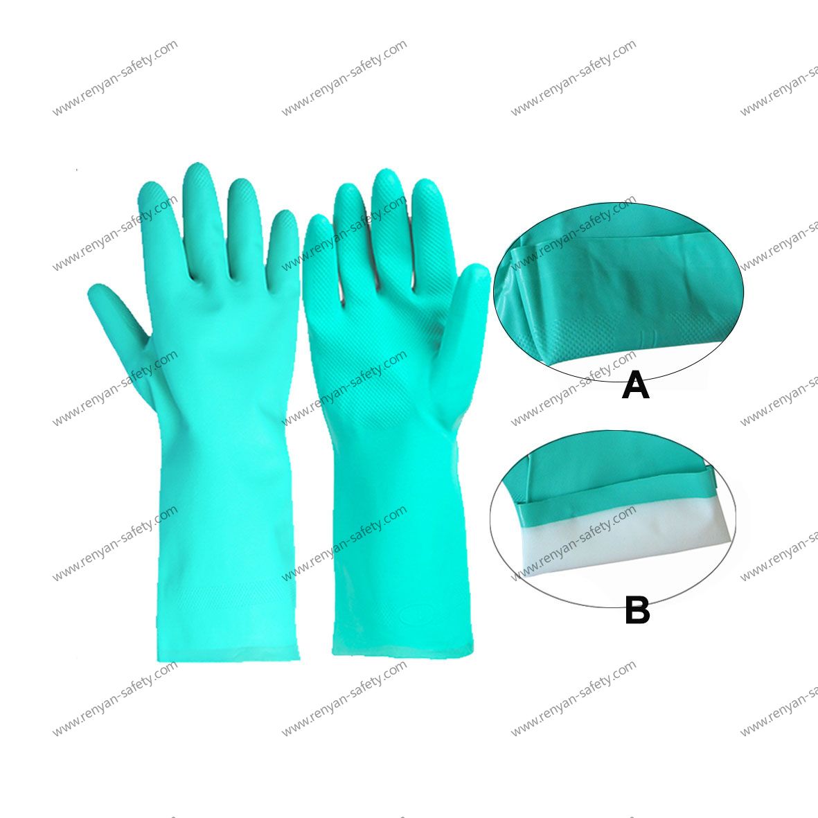 RG062 Green Nitrile Glove